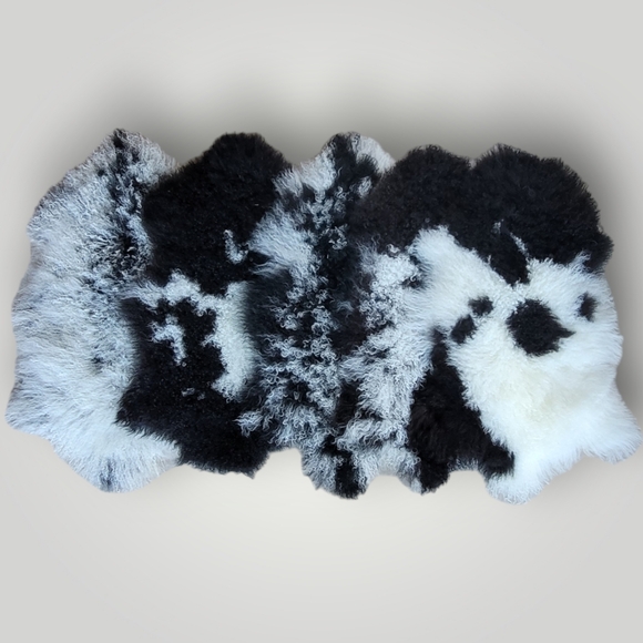 MUST HAVE! Luxury Tibet Mongolian Sheepskin Decorative Throw or Warming Blanket - Picture 15 of 16